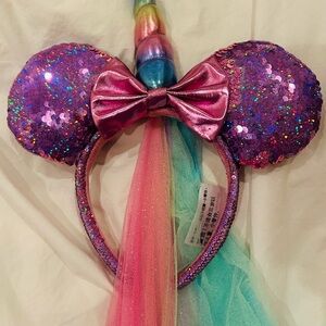 Sparkling Disney Unicorn Mouse Ears